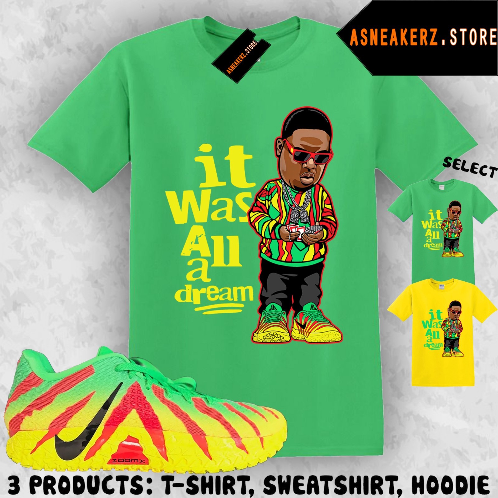 Tee Shirt Matching Ja 3 Jurassic Park Explorer Match Sneaker Sneakerhead Biggie gallery