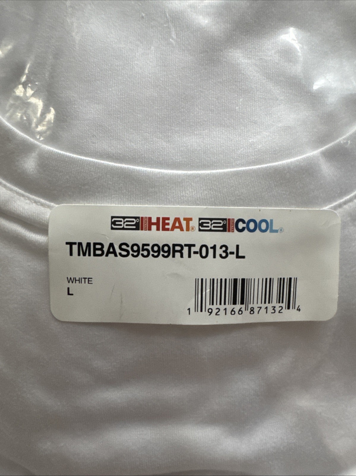 32 Degrees Cool Men’s 4-PK Short Sleeve Crew Neck Tee, White, Large - New! gallery