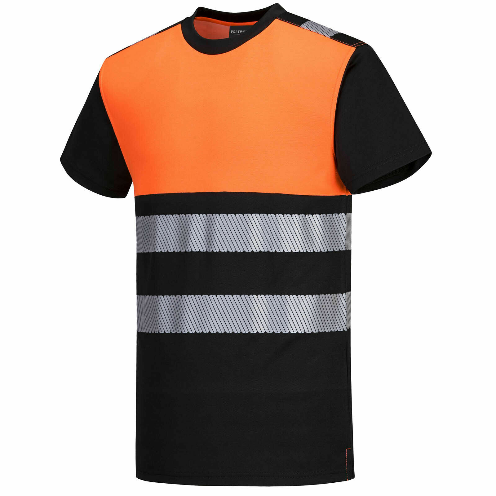Men's Hi Vis T-Shirt PW311 Reflective High Viz Fluorescent MoistureWicking Shirt gallery
