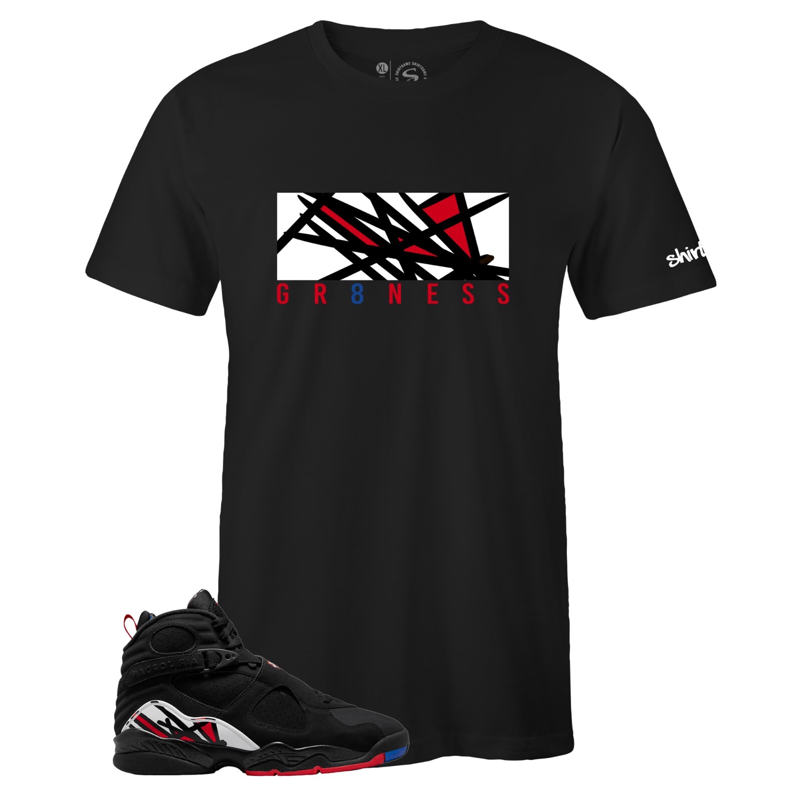Shirt to Match Air Jordan 8 Retro Playoffs - GR8NESS Sneaker Tee gallery