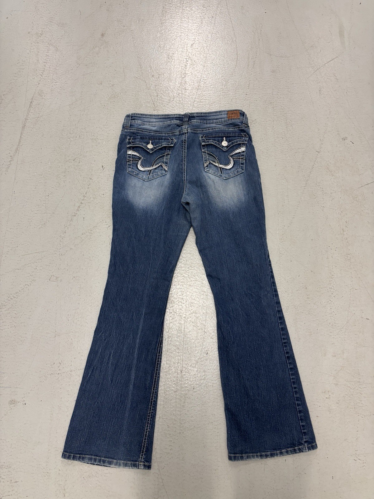 Lei Womens Y2K Bootcut Jeans Denim Blue Size 13 Long gallery
