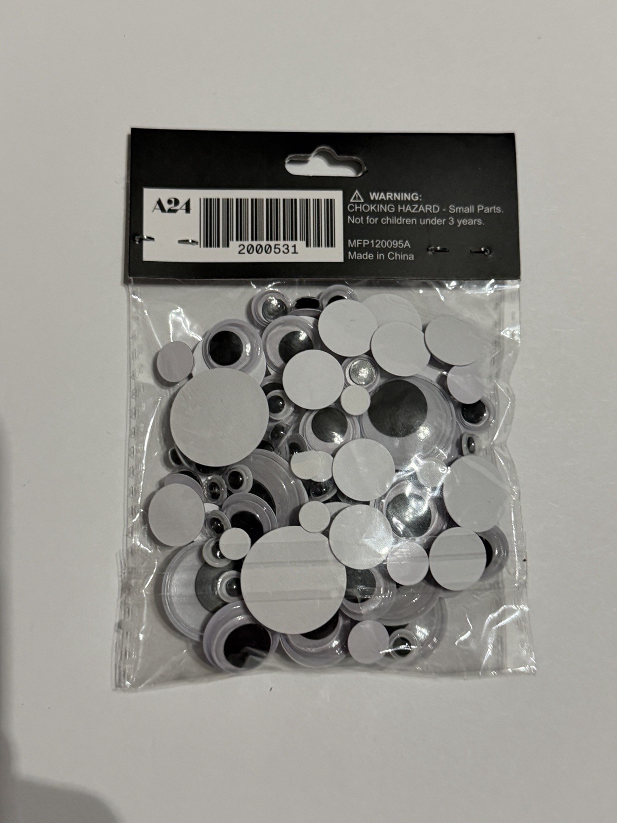 A24 Everything Everywhere All At Once Googly Eye Logo Tee White (Medium)& BONUS gallery