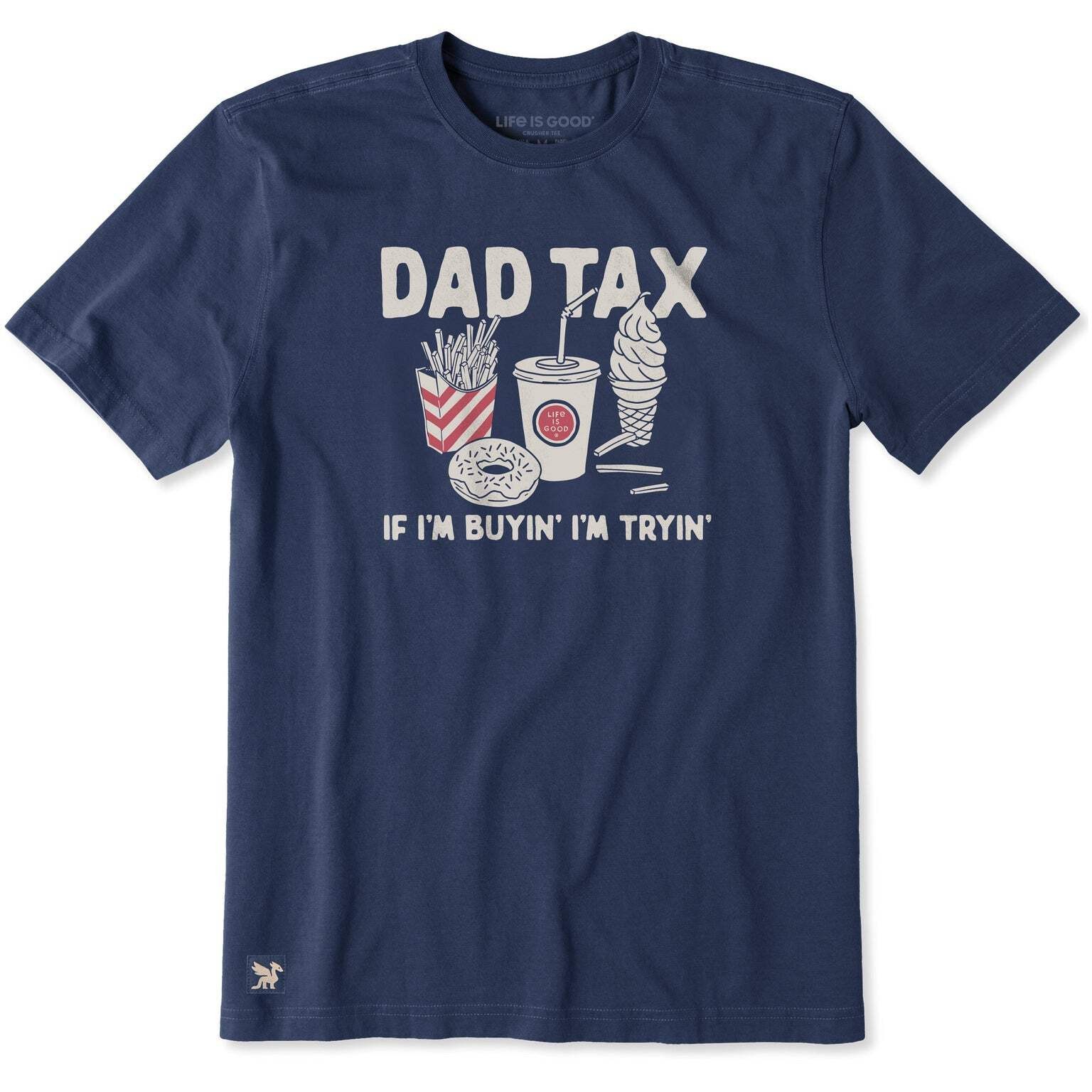 Life is Good 160900 - Men's Dad Tax Short Sleeve Tee - Darkest Blue gallery