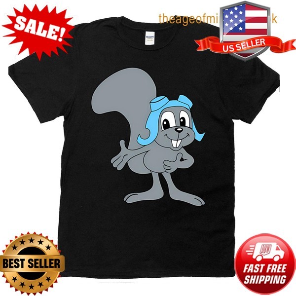 Rocky & Bullwinkle 90s Cartoon Retro Funny Of Time All Best Movie T-Shirt S-5XL gallery