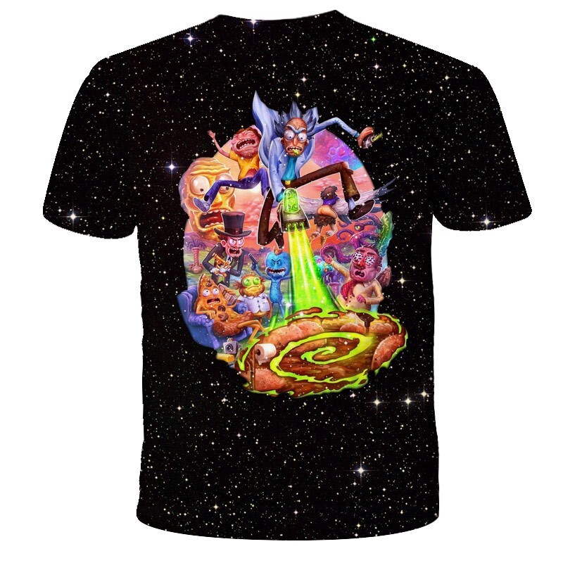 Funny Rick & Morty T-Shirt Double-Sided Unisex Adult Size Large Medium Small gallery