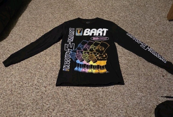 The Simpsons Kwik E Mart Long Sleeve Tee- Small gallery