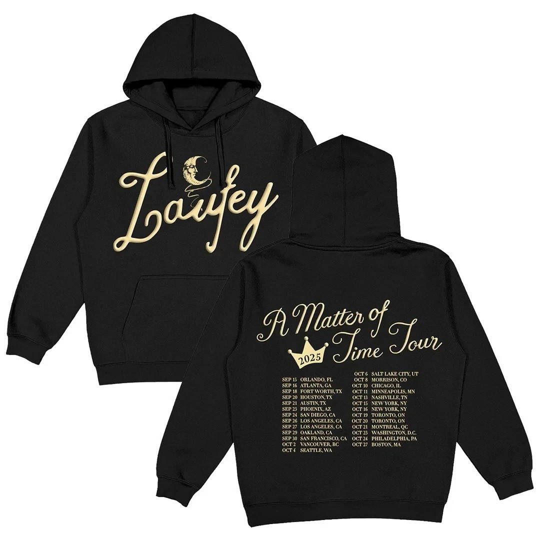 Laufey Merch Store A Matter Of Time Tour 2 Sided Hoodie