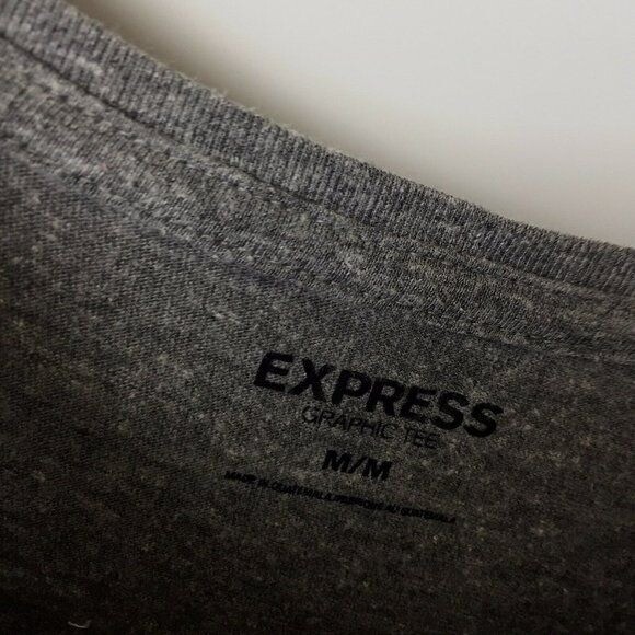 Express T Shirt Graphic Tee Crewneck Cotton Short Sleeve Trendy Modern Solid M gallery