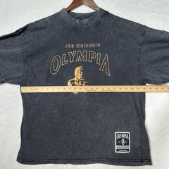 Joe Weider Mr Olympia Oversized Heavyweight T-Shirt Bodybuilding Gym Mens M