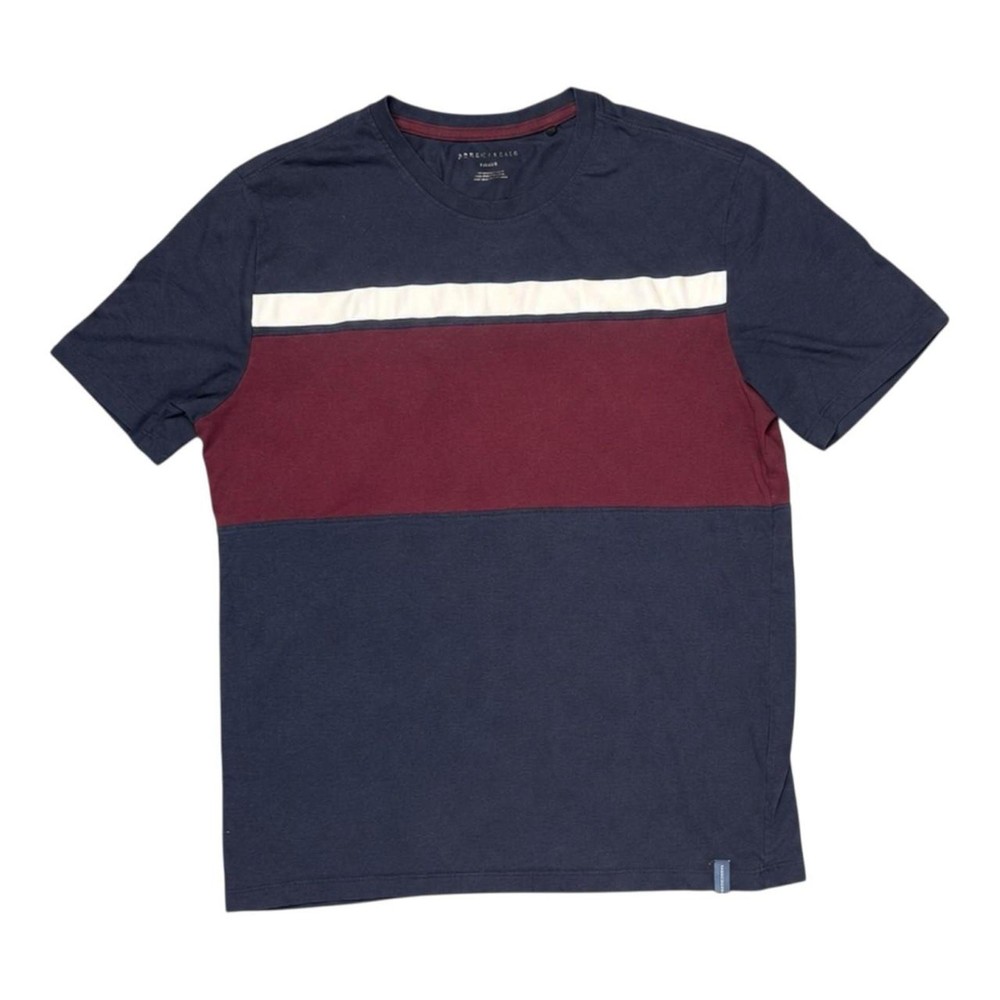 Perry ellis colorblock crew neck