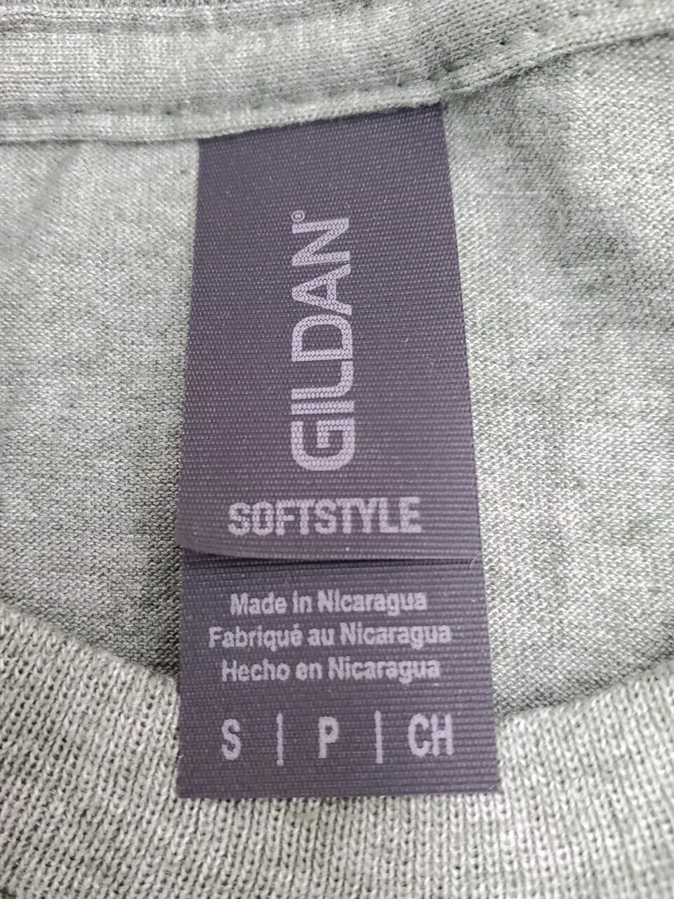 Gildan G640 Mens S Short Sleeve Plain Softstyle T-Shirt Heather Military Green gallery