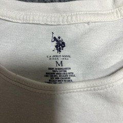 USPA white tee w logo