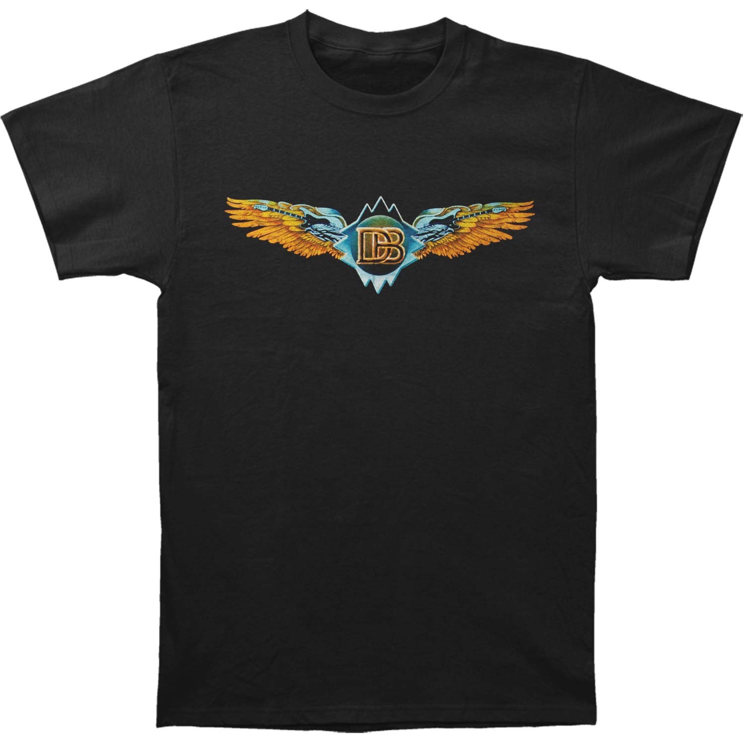 Men’s Doobie Brothers Wings 2012 Tour Tuscon Las Vegas T-shirt Medium Black
