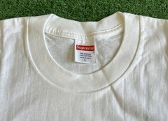 New Supreme Arabic Logo Tee White SS23 Size Large Authentic Shirt Men NYC Hype