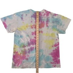 Liquid Blue Psychedelic Mushroom Spiral Tie Dye T Shirt Large Boho Rave Festival