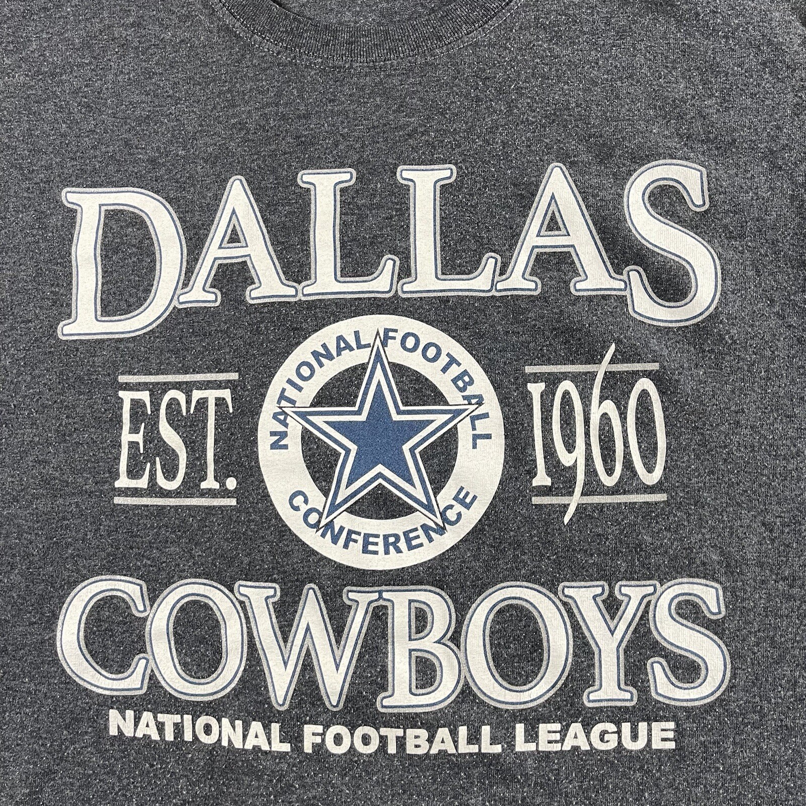 Dallas Cowboys Team Apparel T-Shirt Blue 1960 Graphic Logo Men’s Sz M Authentic gallery