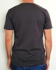 #2 Dad Men’s Medium Graphic T-Shirt Dark Gray Yellow Trophy
