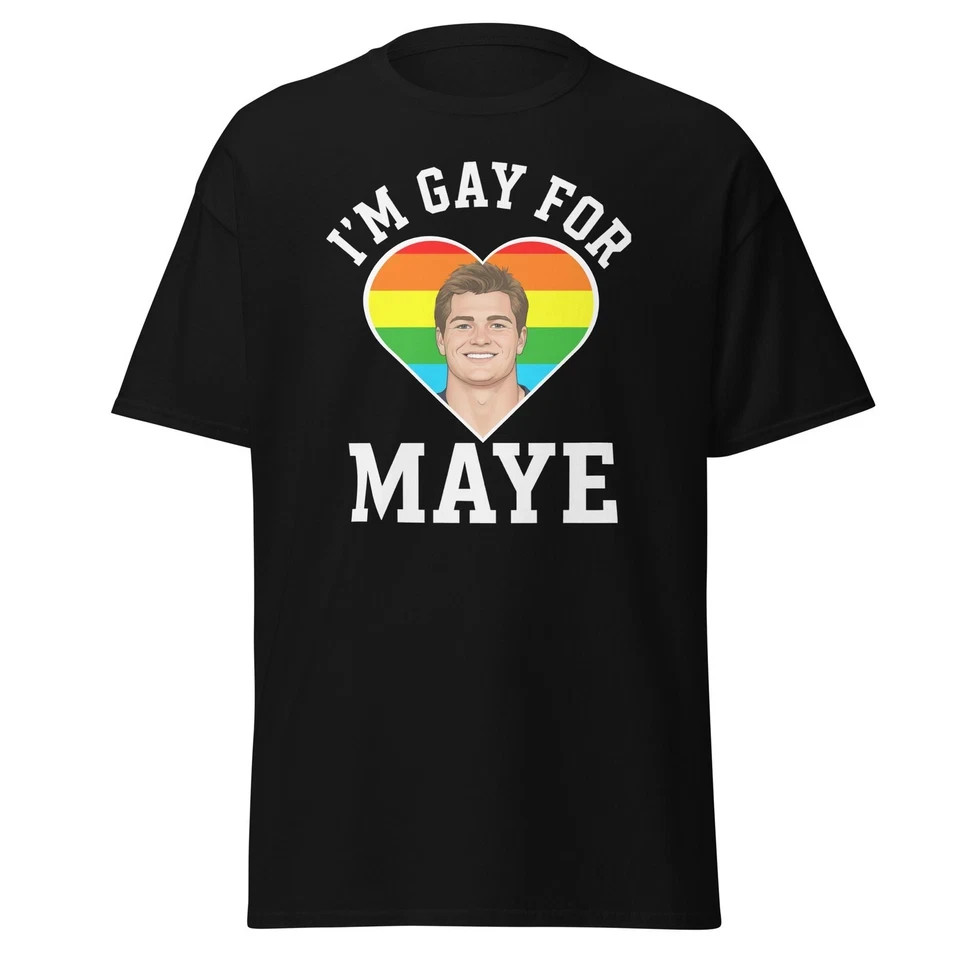 NEW Funny Drake Maye Shirt Gay For Maye New Football Patriots Fan gallery