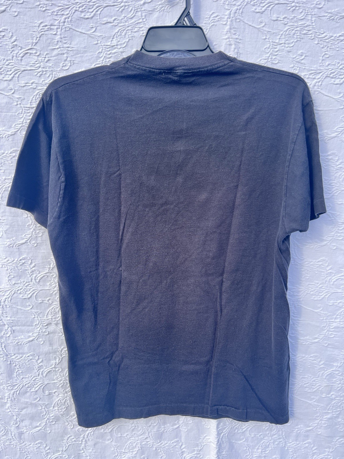 VINTAGE 1980s 1990s Dick Tracy T-Shirt , XL Disney Black ORIGINAL Flaws gallery