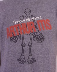 vintage 80s Rayon Tri Blend Arthritis T-Shirt Imuran Azathioprine Drugs Pharma L