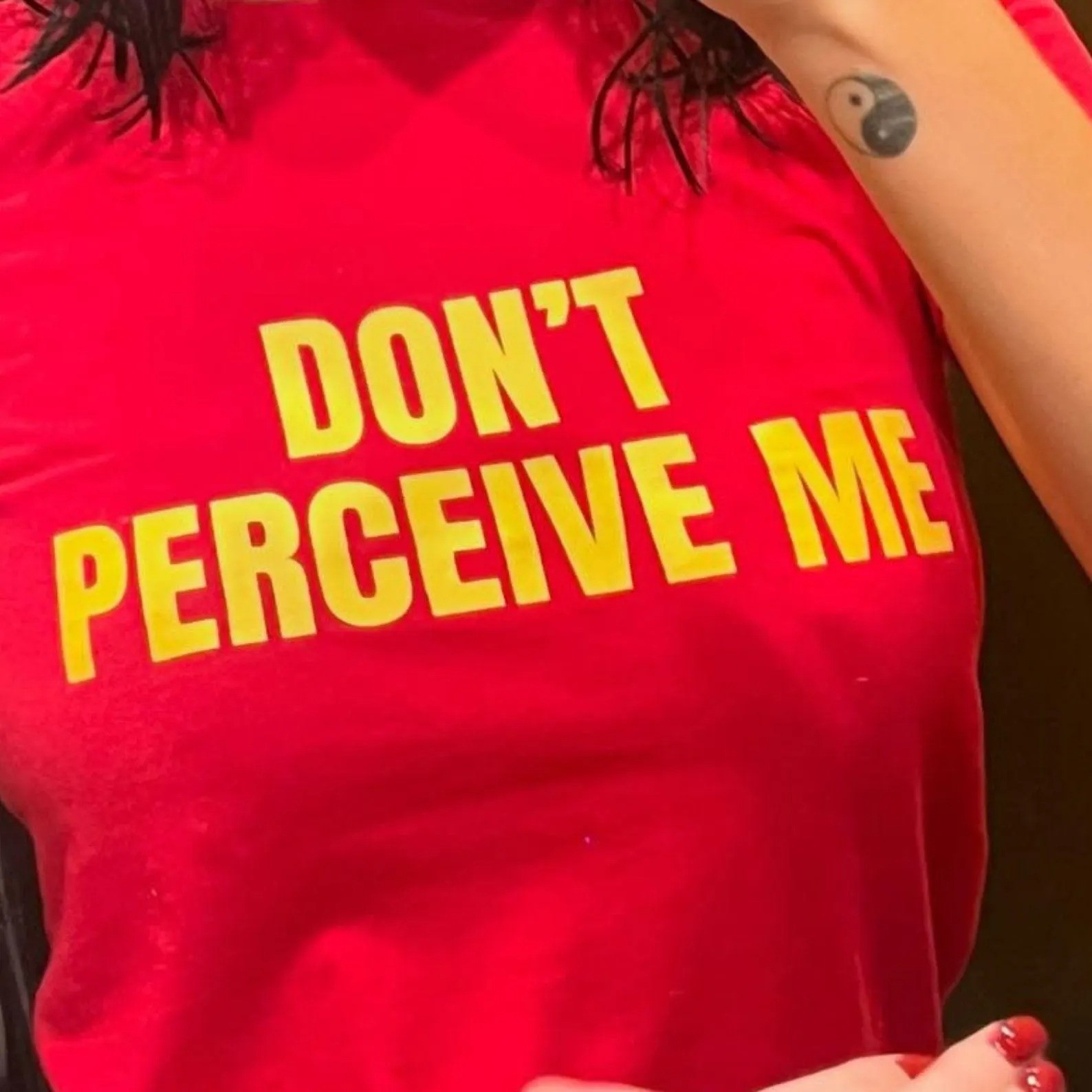 Don’t Perceive Me Shirt, Funny Introvert Meme Tee, Sarcastic Humor Unisex Shirt