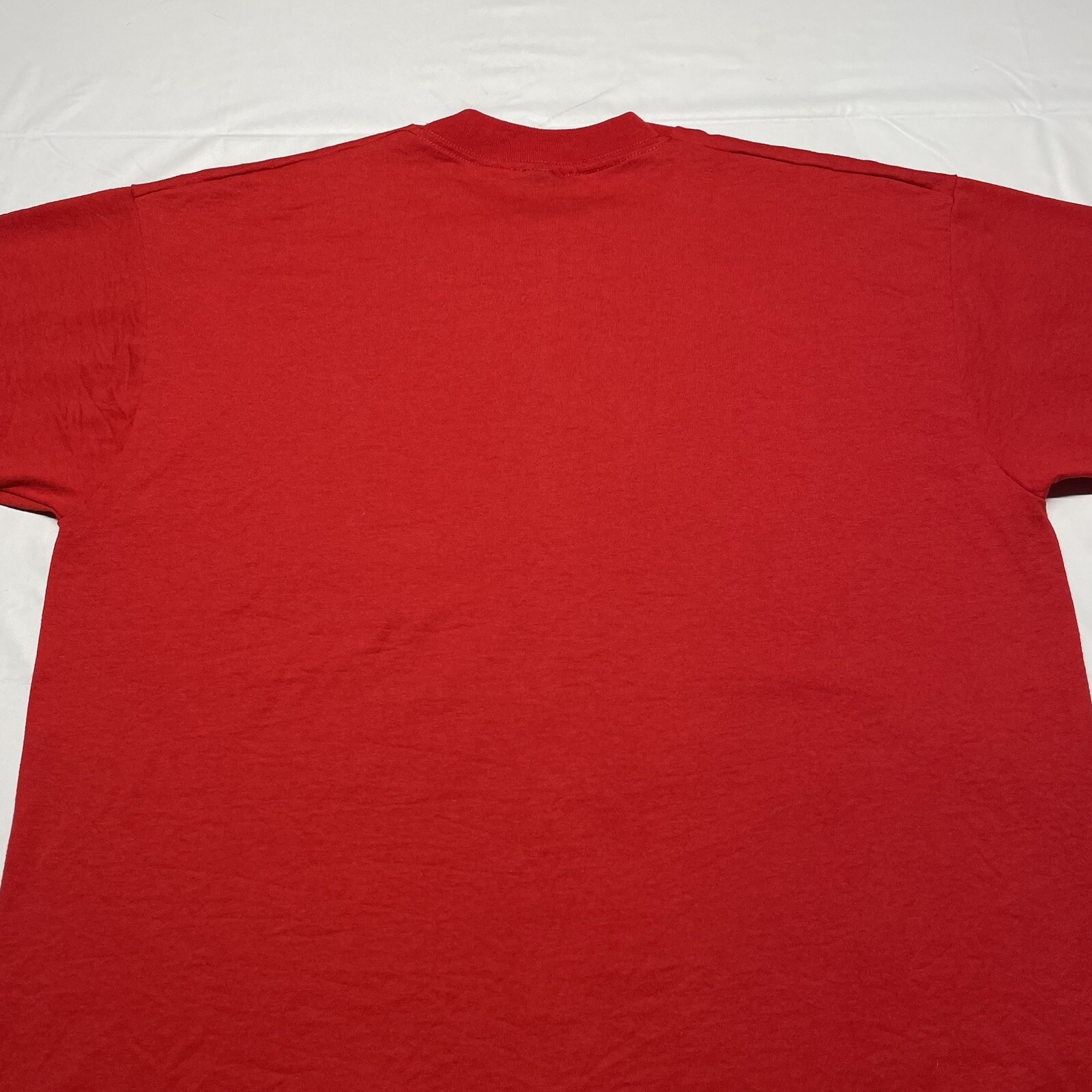 Vintage 90s Single Stitch T-Shirt Mens XL Red Circus Theatre Art Grunge USA Made gallery