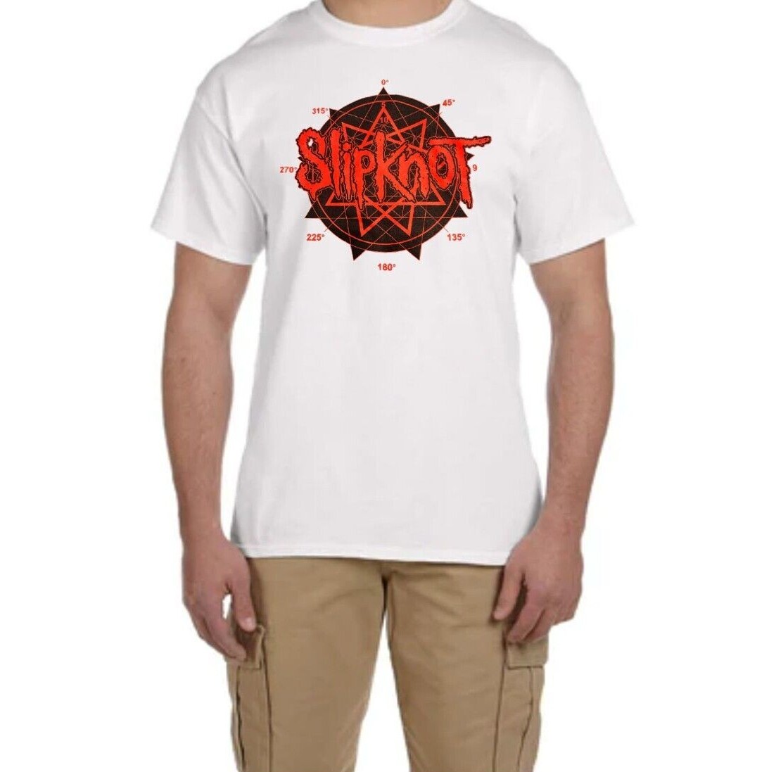 Slipknot 360 Degree Pentagram Men's T-Shirts (Multiple Variations) gallery