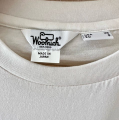 Woolrich Embossed Logo Pocket Tee in bright White