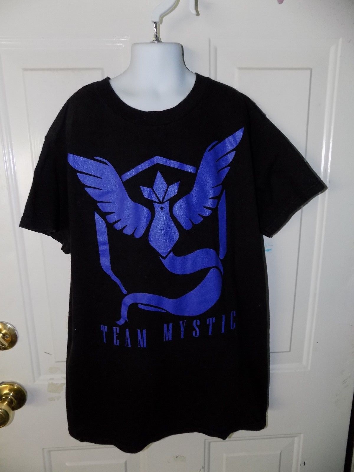 Pokemon Go Team Mystic Black Short Sleeve Shirt Size S Adult's EUC gallery