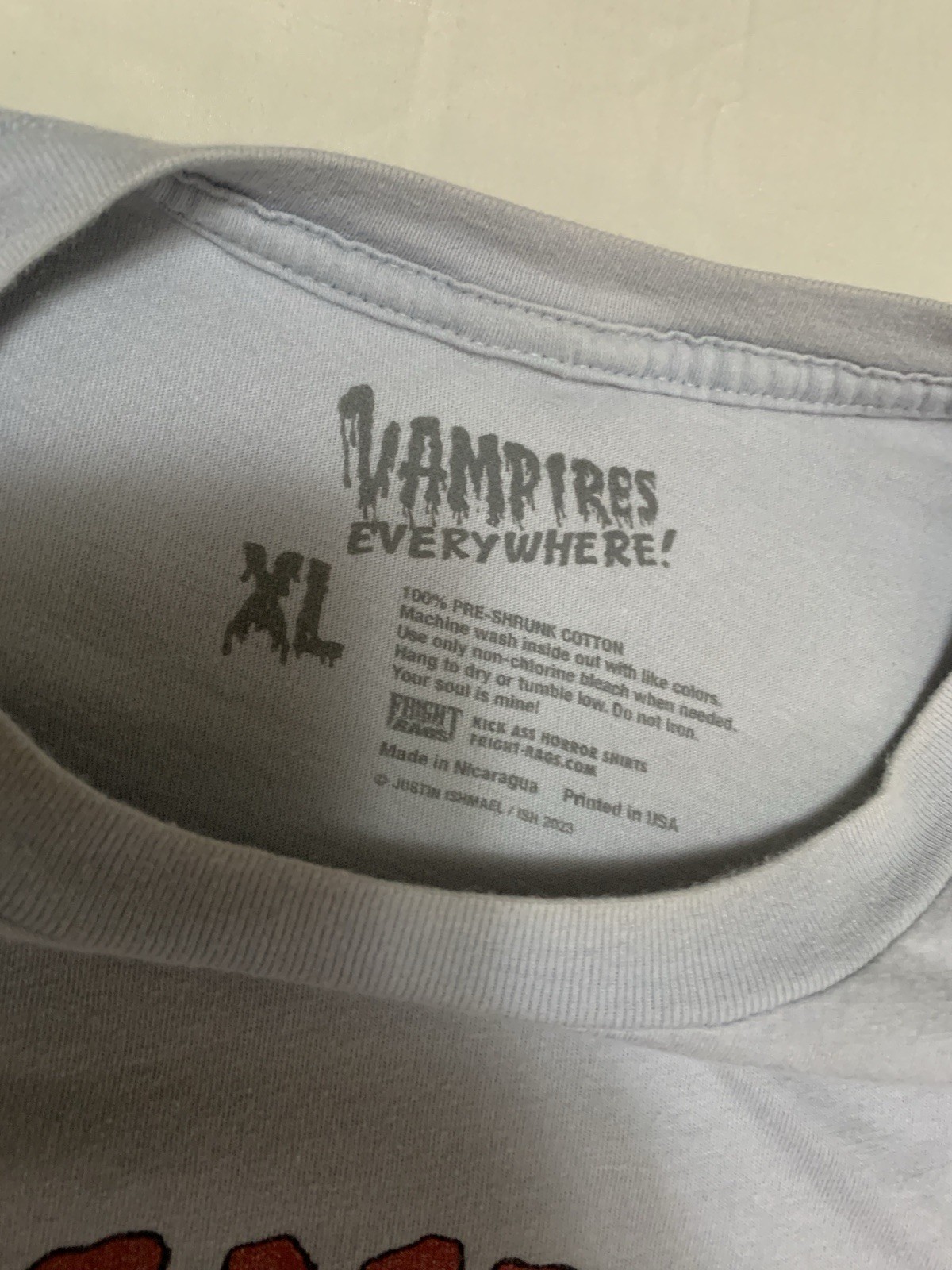 Vampires Everywhere! Comic Book Cover Artwork XL T-Shirt Kick Ass Horror Shirts gallery