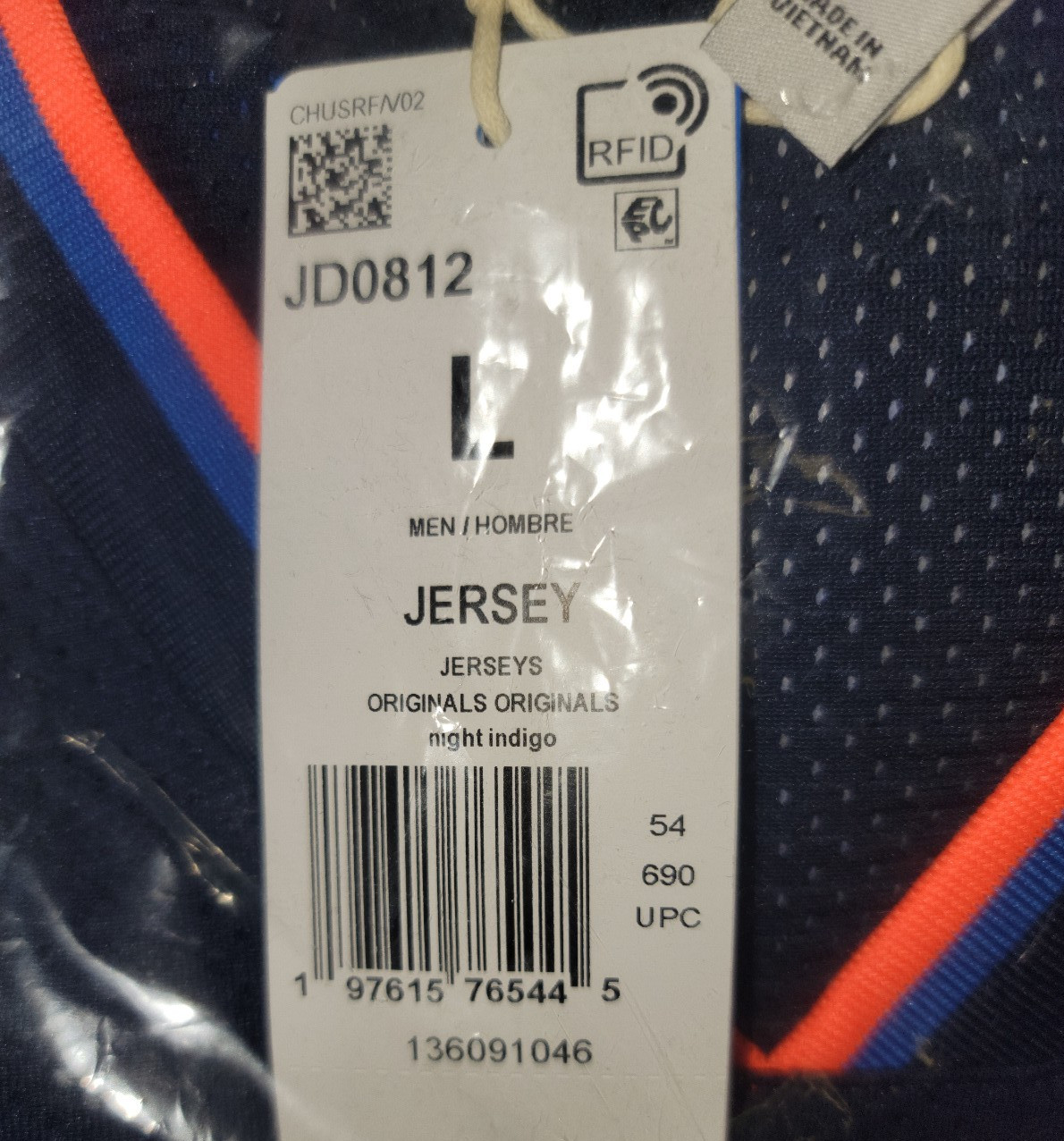 NEW MEN'S ADIDAS ORIGINALS TREFOIL RETRO POLY TEE SHIRT ~SIZE LARGE #JD0812 gallery