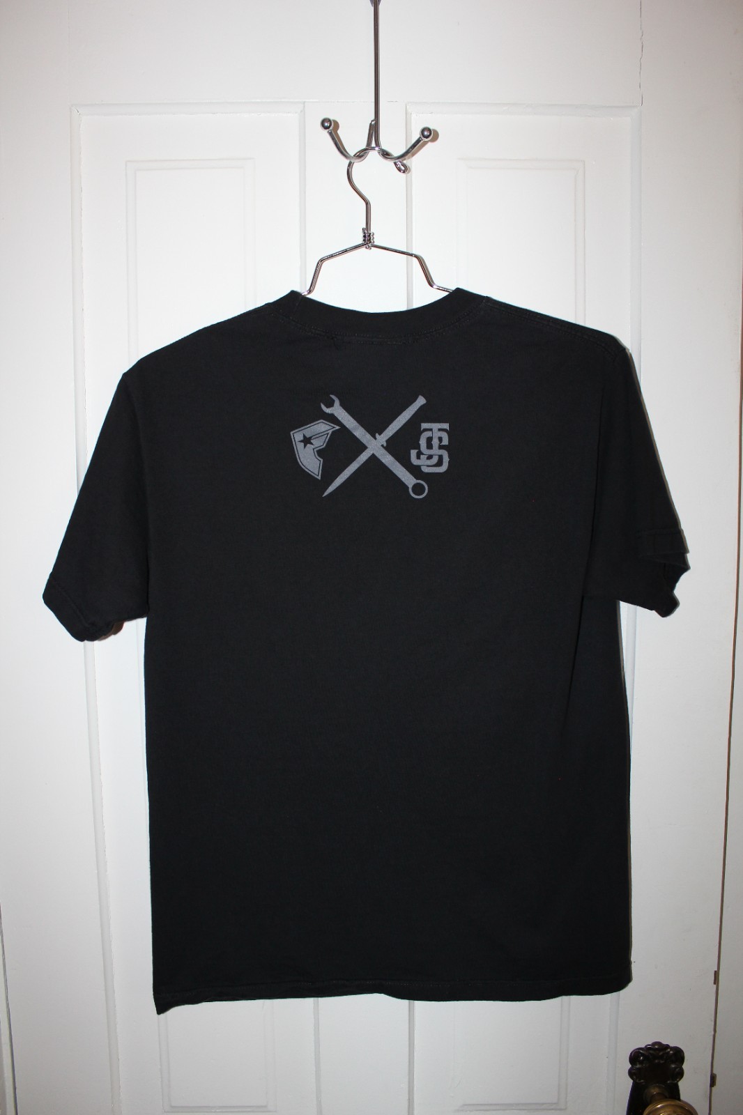 Famous Stars and Straps T-Shirt Black MEDIUM Only God Can Judge Me Y2K Roses JS gallery