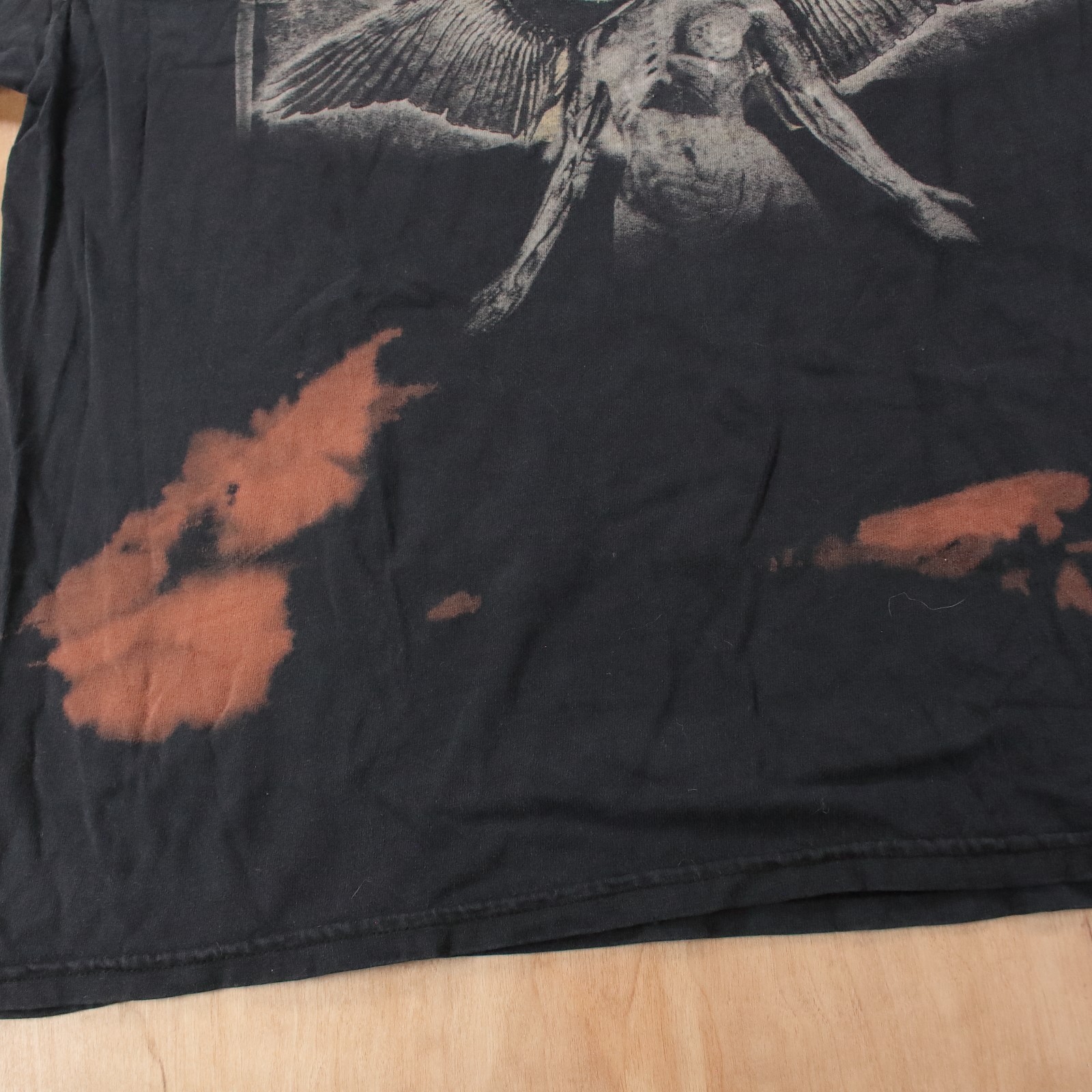 vtg Kurt Cobain angel wings memorial t-shirt XL y2k 90s nirvana grunge band tee gallery