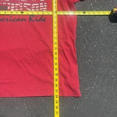 Vtg 90s Harley Davidson American Pride Size L Single Stitch Tee Rhode Island