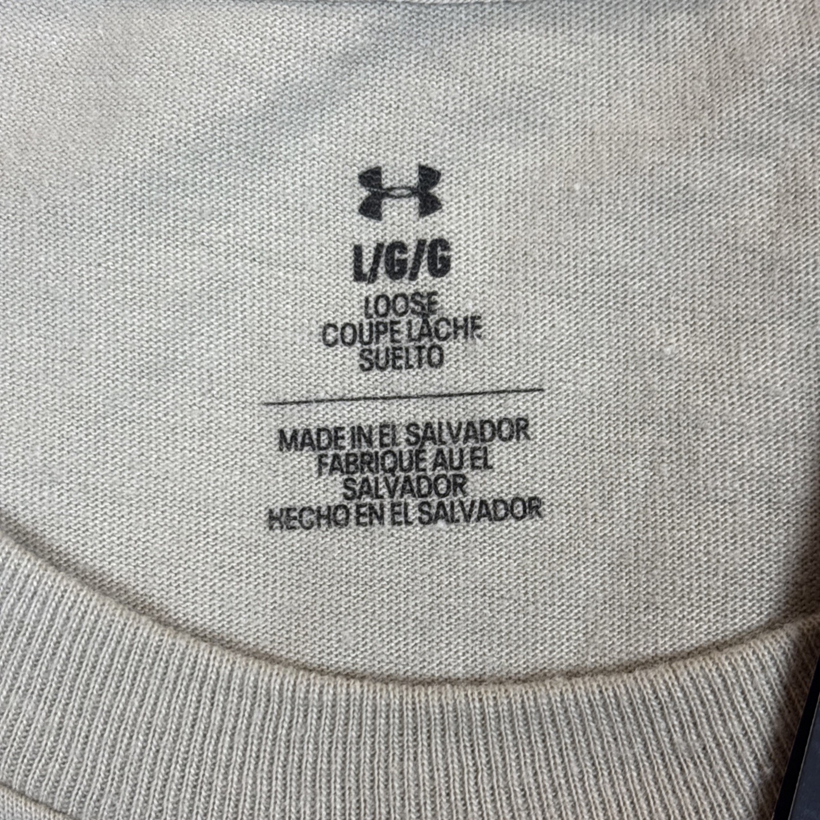 NWT Under Armour Size Large Men's Freedom Snake Knife Cotton Desert Sand T-Shirt gallery