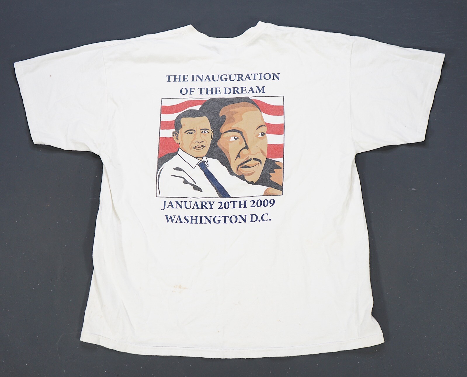 Rare Vintage Presidential Inauguration of Barack Obama MLK 2009 T Shirt 2000s XL