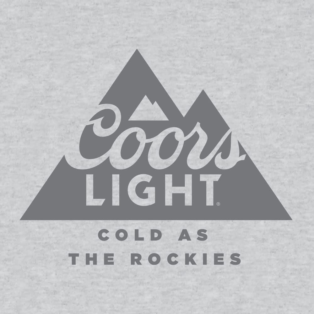 Men's Coors Light Beer Shirt - Cold As The Rockies Mountain Logo T-Shirt, Ath... gallery