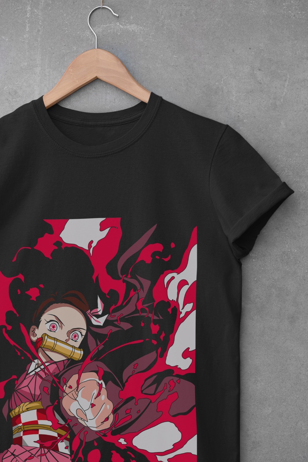 Demon Slayer Shirt Nezuko Tshirt Tanjiro T-Shirt Muzan Doma Tee Inosuke Zenitsu gallery