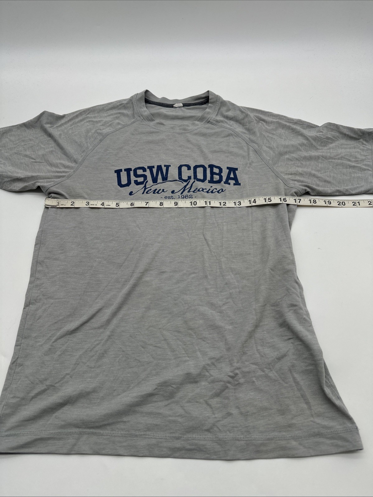 USW COBA New Mexico T-Shirt Men Small Graphic Print Gray ..#29774 gallery