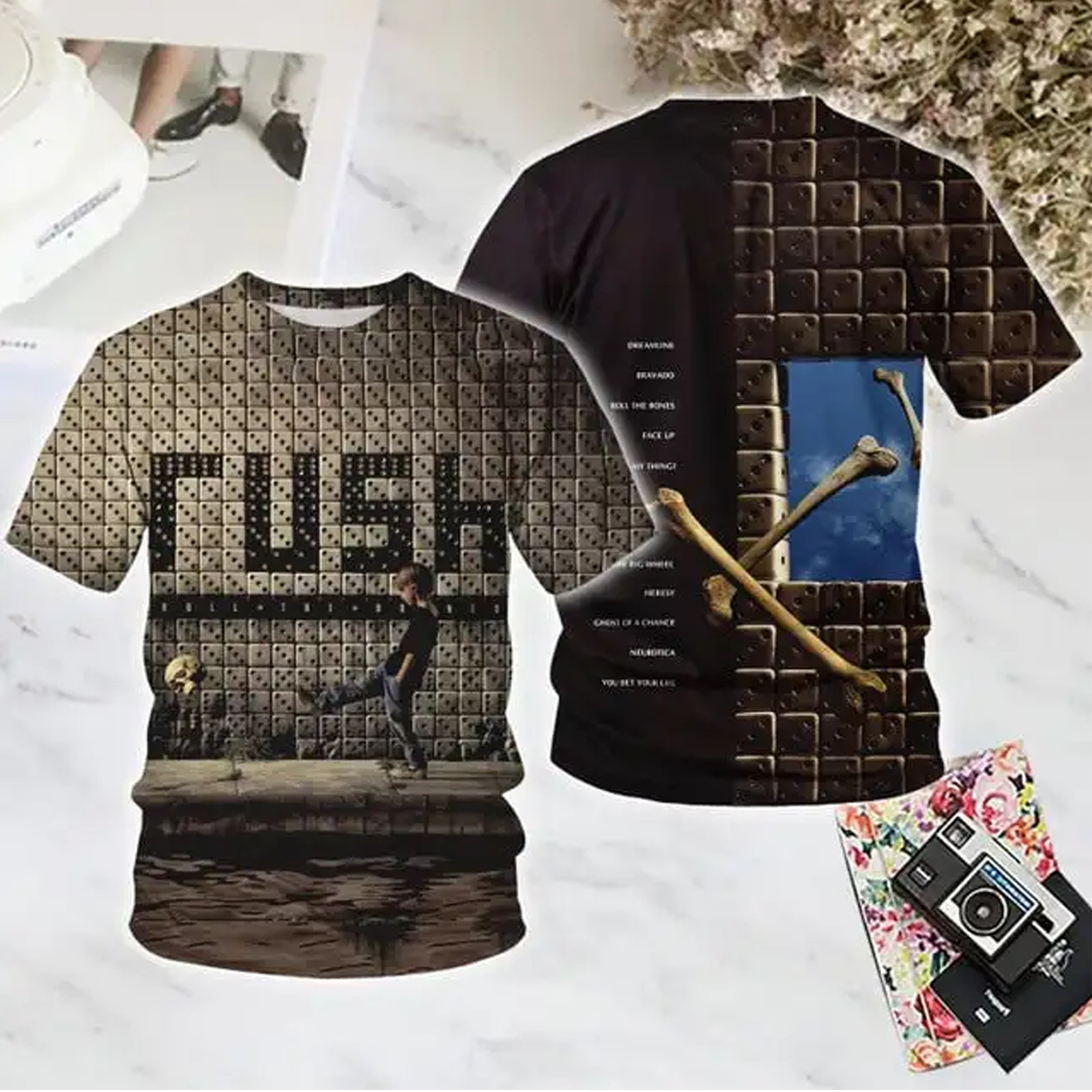 Collection Rush Band T Shirt 3D Full Size S to 5XL BB717