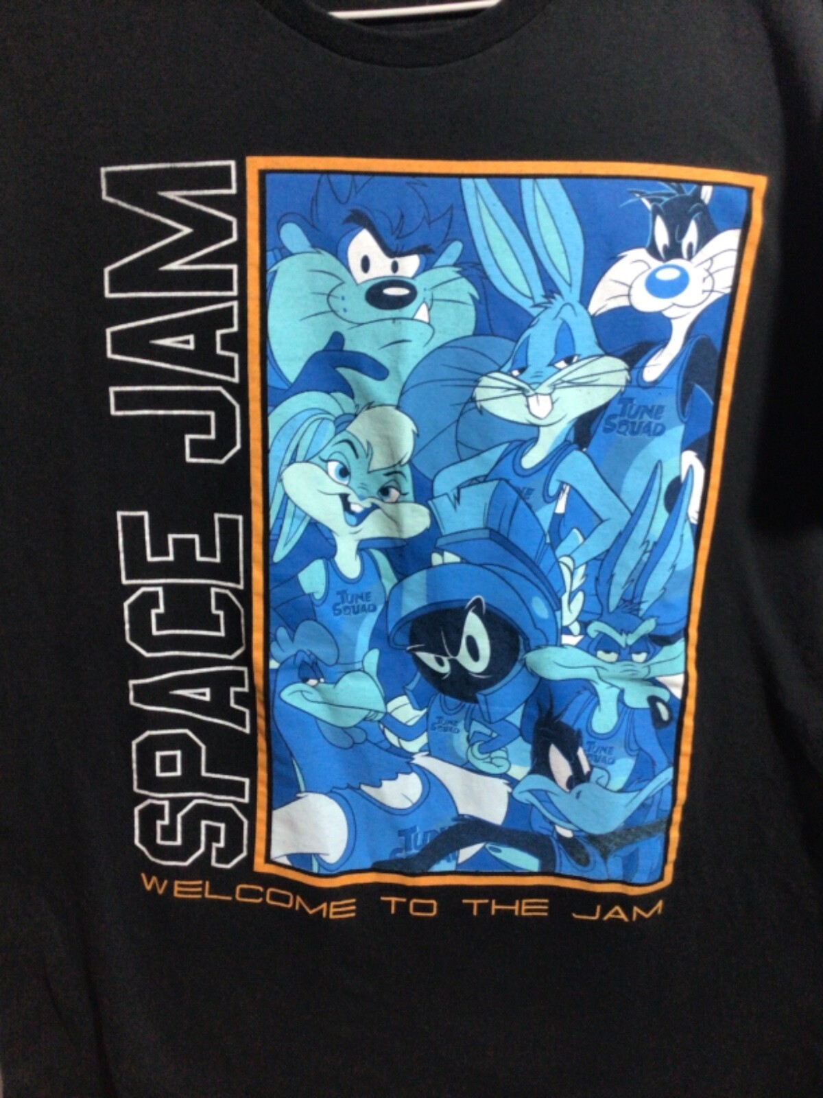 Space Jam Licensed Toon Squad Welcome to the Jam Black Large T Shirt gallery