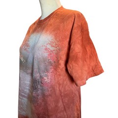 Thomas Kinkaide Autumn Country Road Tee, Artist, Terracotta, Unisex Size Large