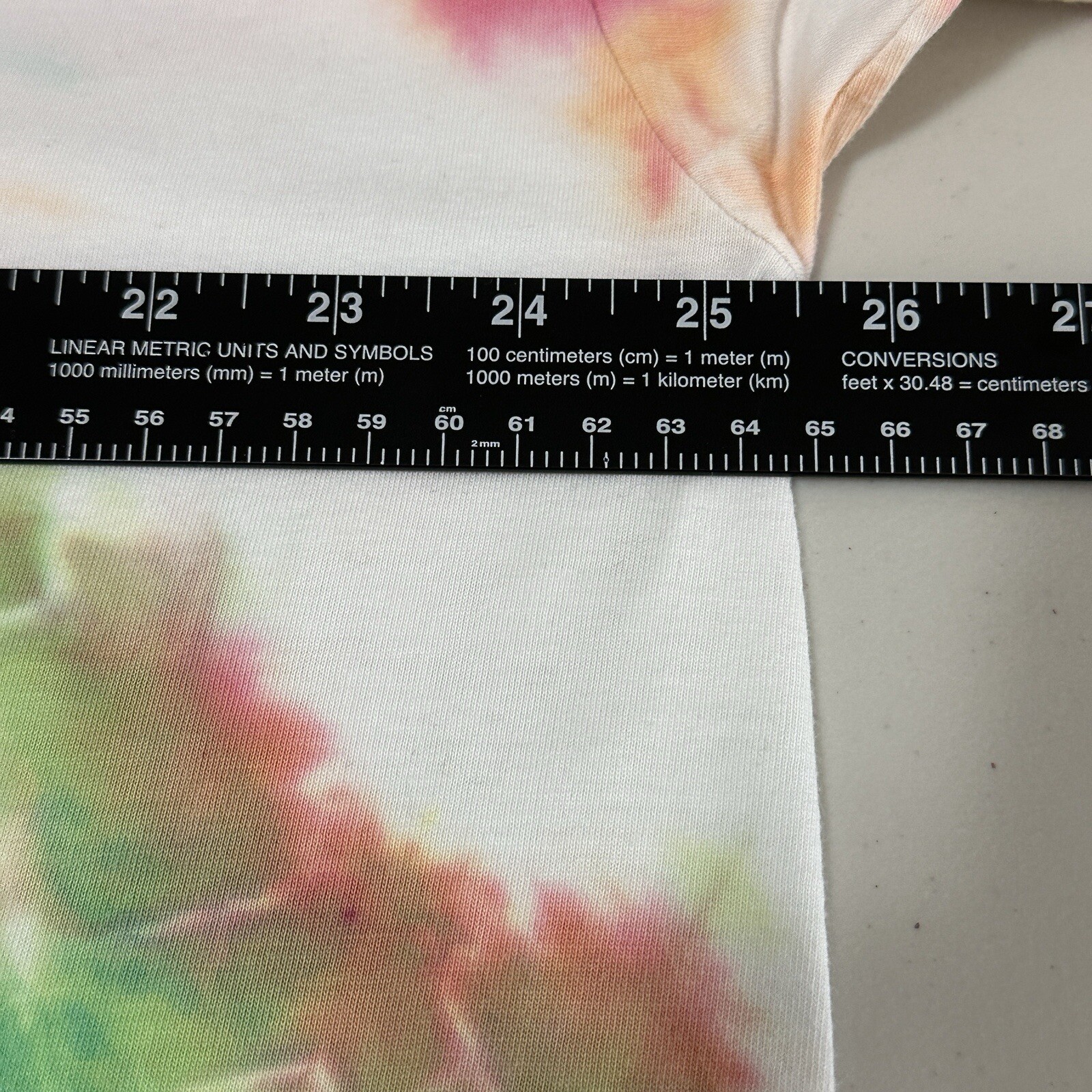 Athletic Works Shirt Men's Sz 2XL Colorful Tie Dyed Cotton Casual Beach Crew gallery