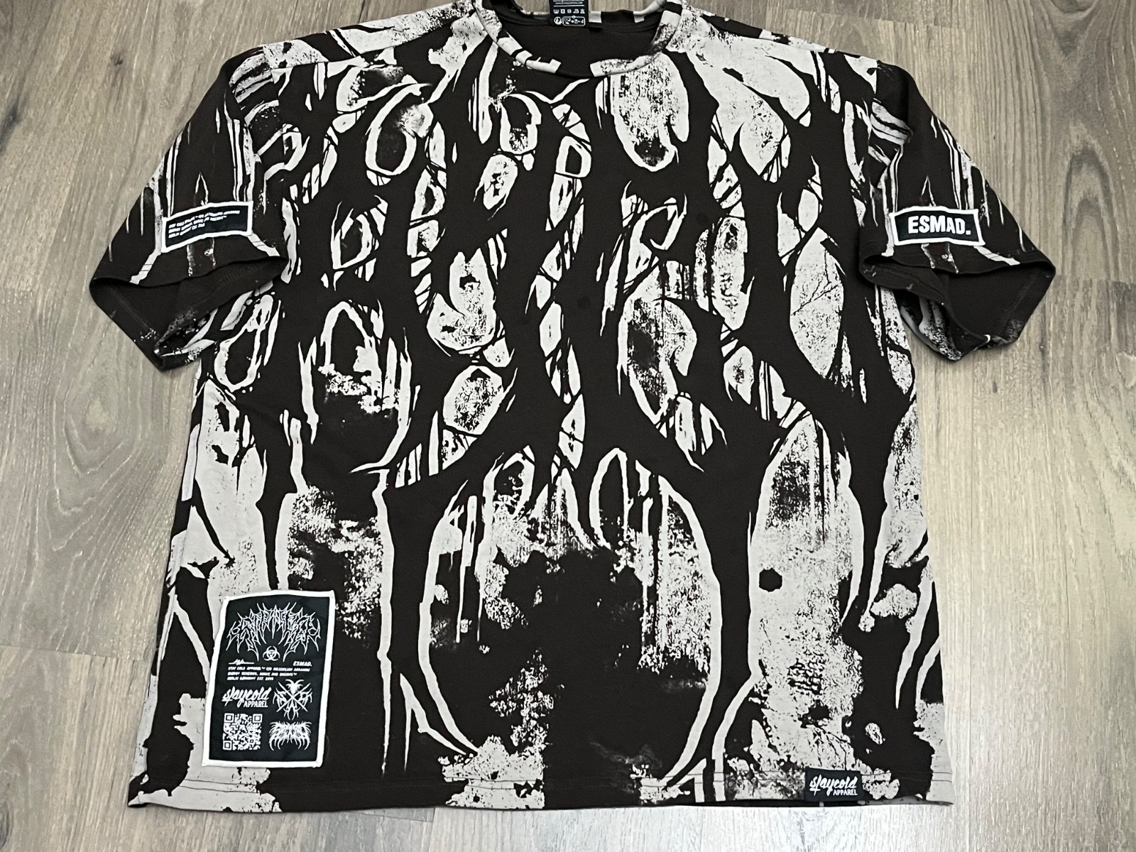 Stay Cold Apparel Heavy Oversized T-Shirt - Small AOP All Over Print gallery