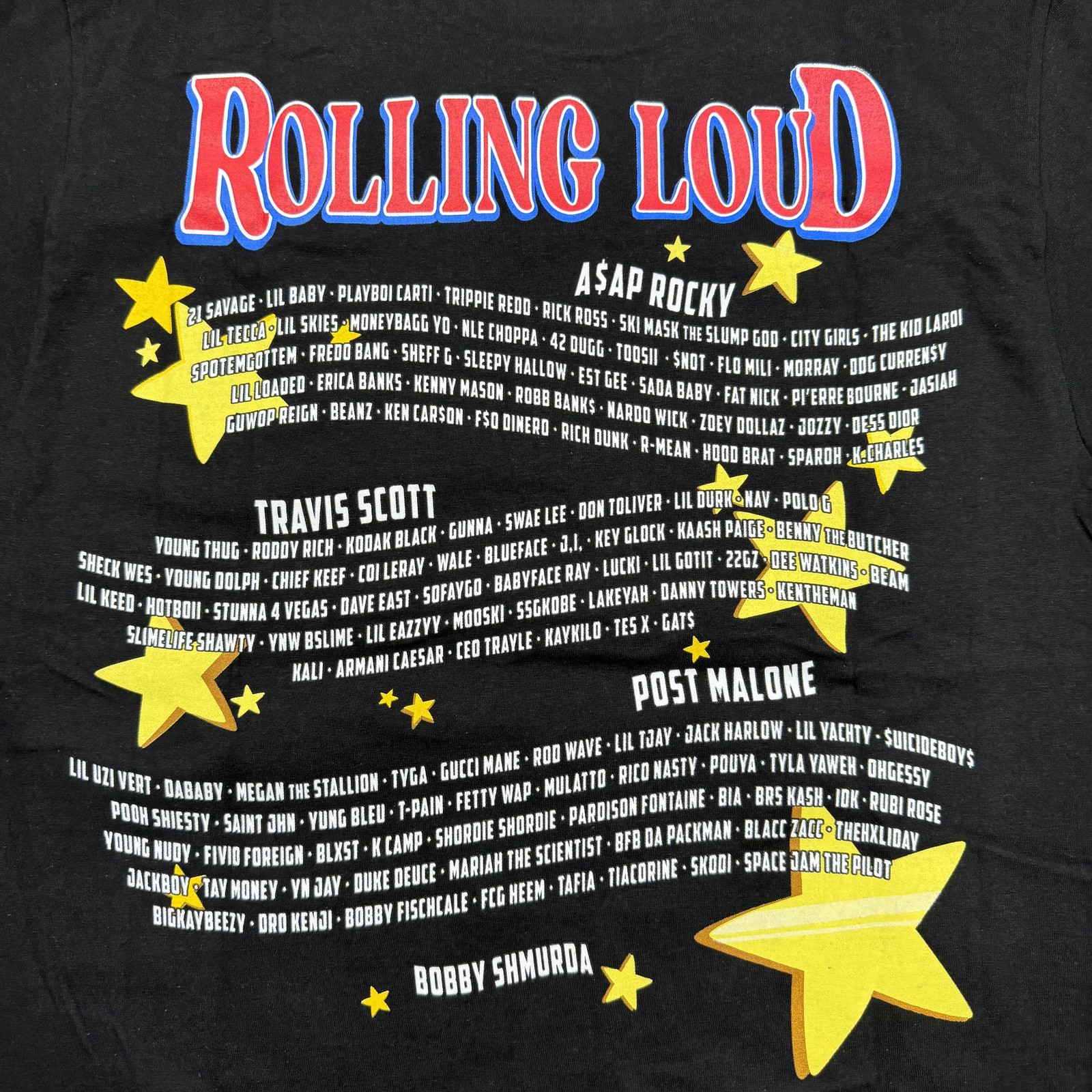 Revenge Rolling Loud Shirt Mens Medium Black 2021 Miami FL Rap Concert Tee gallery
