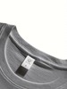 Men's Classic Solid Plain Cotton Round Hem Scallop Essentials Tshirt S-2XL gallery