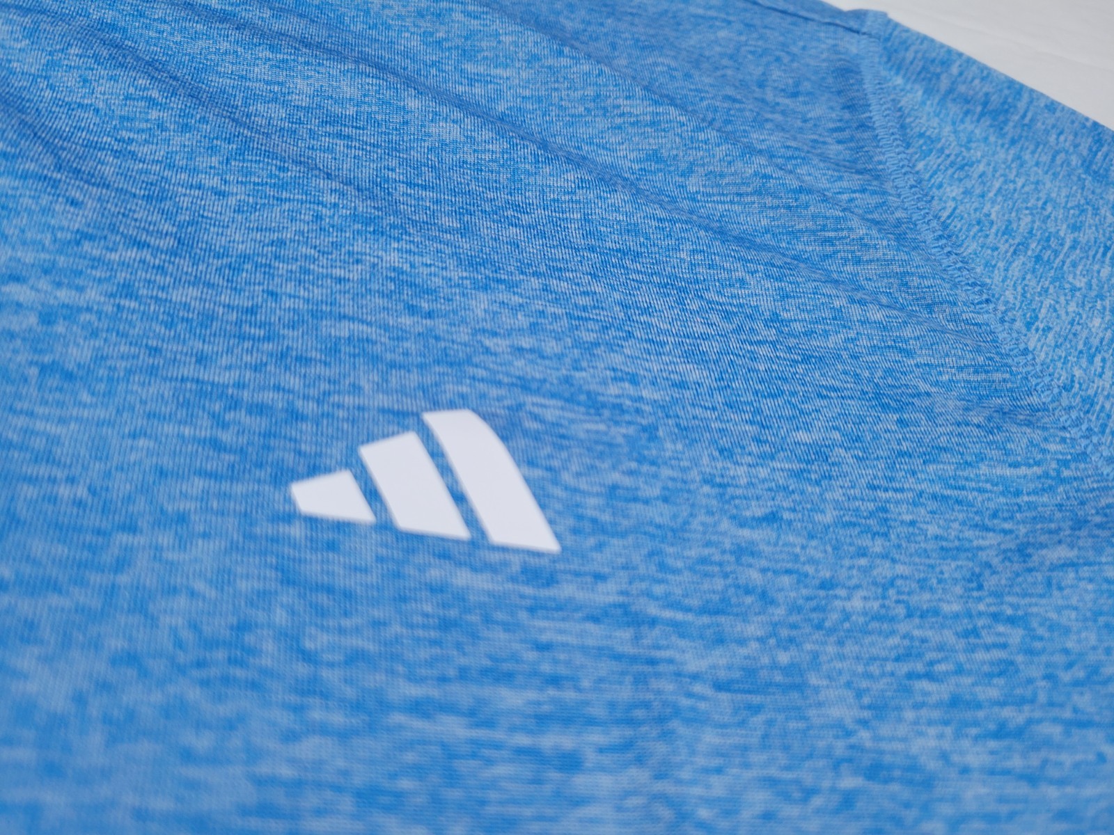 Adidas Men's Tech Tee Short Sleeve Sports -Running Training Shirt Blue Crew gallery
