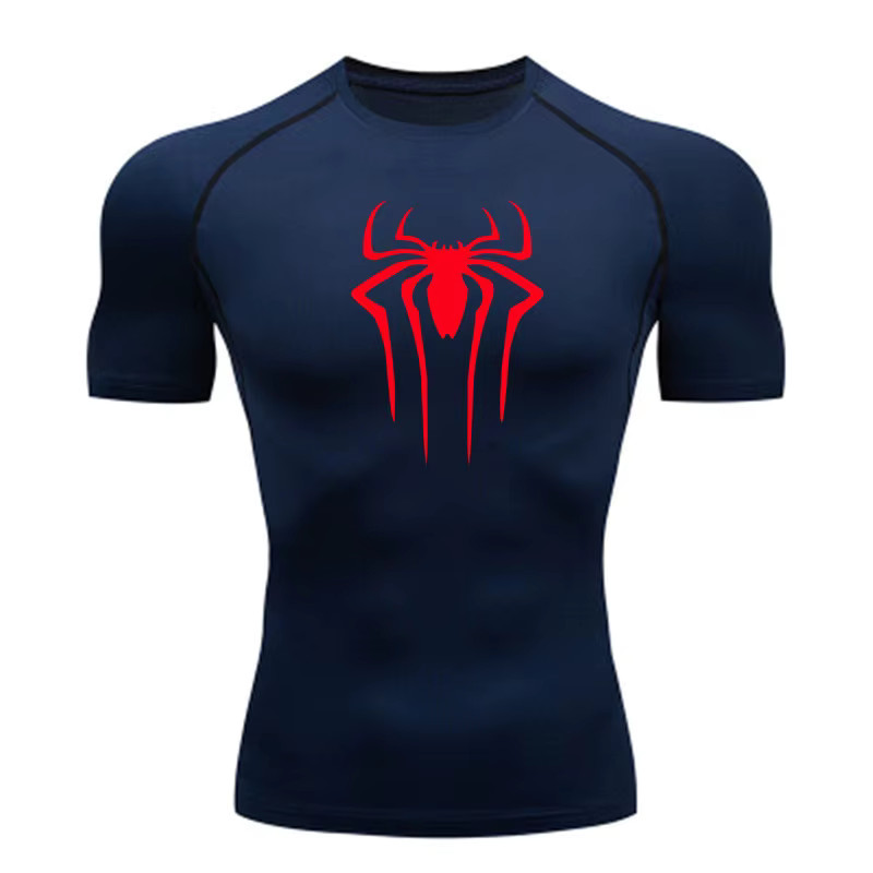 Men's Compression Gym T-Shirt Quick Dry Short Sleeve Fitness Running Tee Shirt gallery