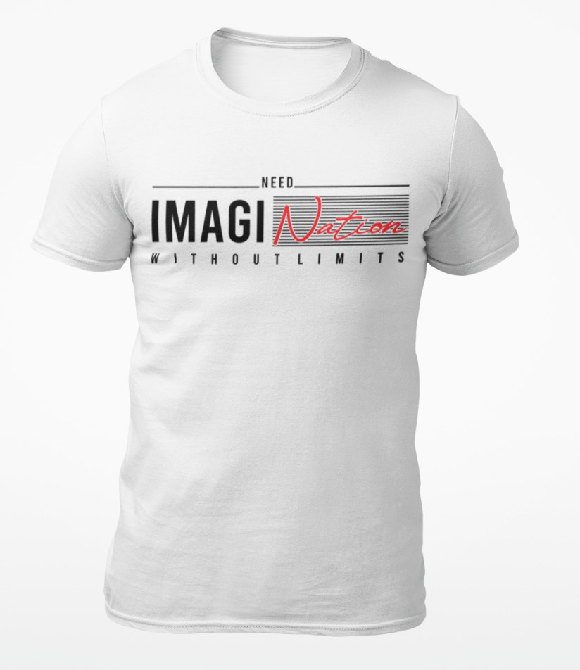 Need Imagination Without Limits – Motivational Men’s T-Shirt – Women’s T-Shirt