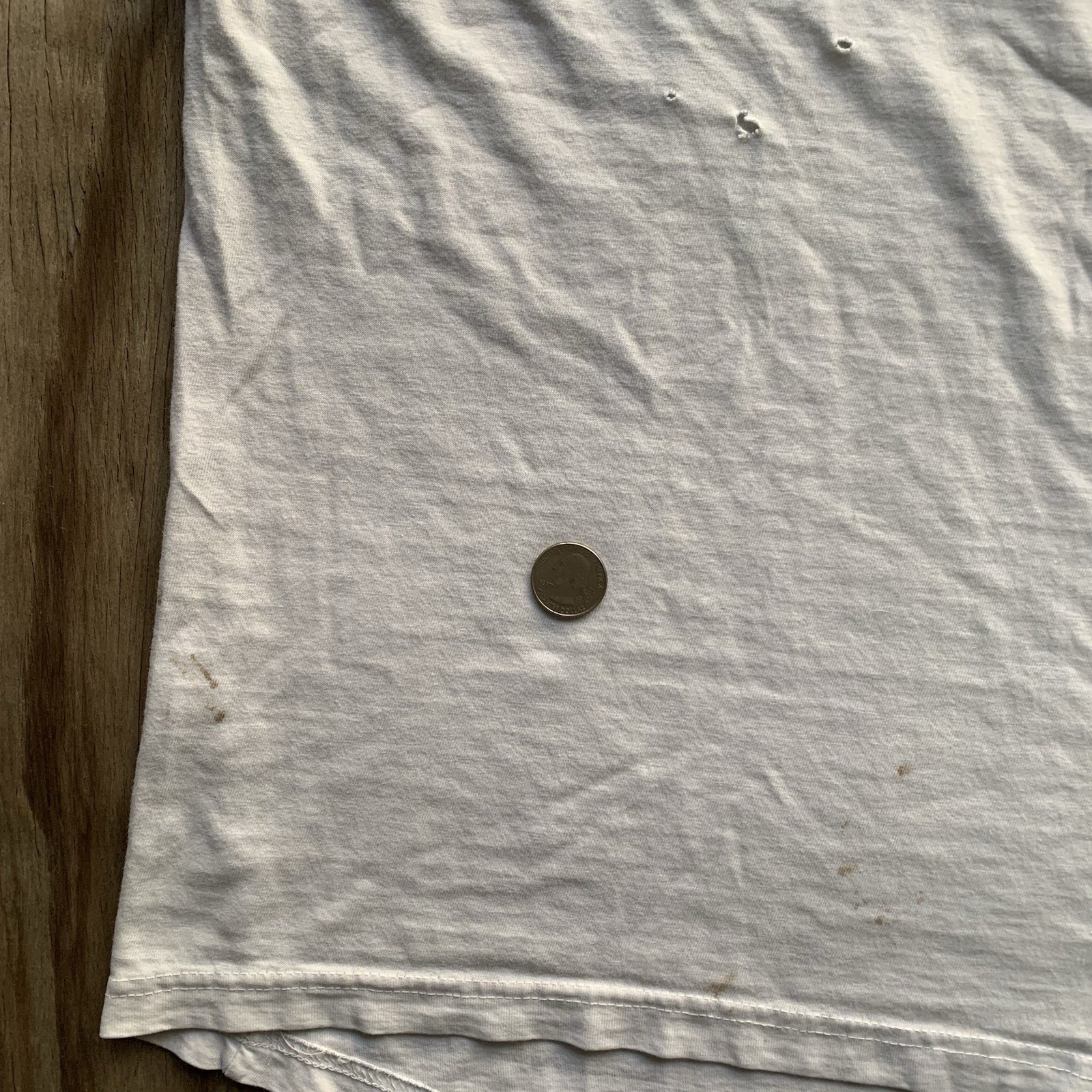 Vintage 2010 Golfing T-Shirt L White Sports Classic Summer Vacation DISTRESSED gallery